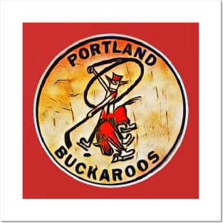 Portland Buckaroos Hockey Posters and Art